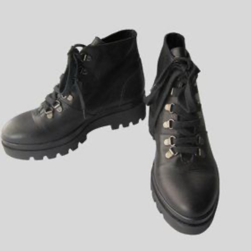 Barney’s New York Platform Combat Boots 8 (39)